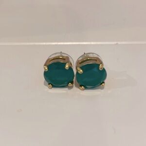 Kate Spade gum drop aqua earrings.